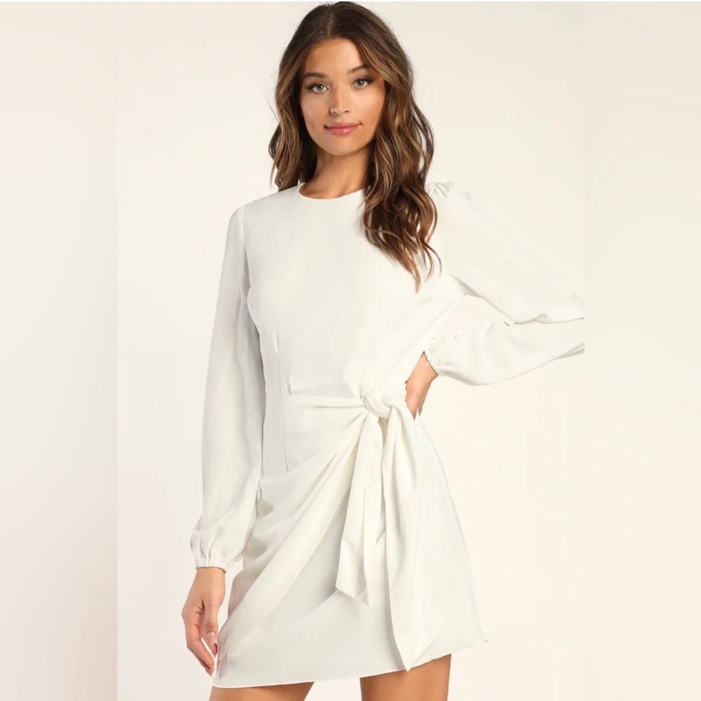 Lulu's White Mini Dress
